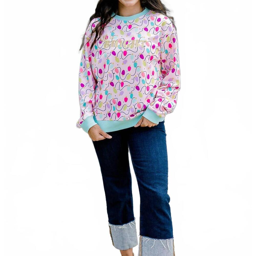 NEW LAYERZ CLOTHING stella crewneck sweatshirt in all is bright